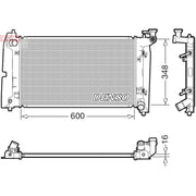 Denso Engine Radiator DRM50142