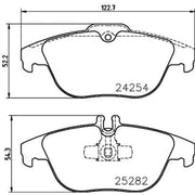 Mintex Rear Brake Discs & Pads fits Mercedes-Benz Glk-Class 2008-2015