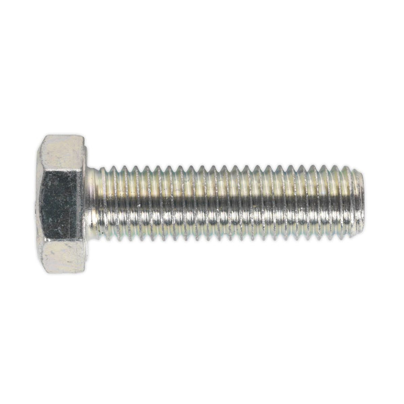 Sealey HT Setscrew M14 x 50mm 8.8 Zinc Pack of 10 SS1450 Sealey - Dynamic Drive