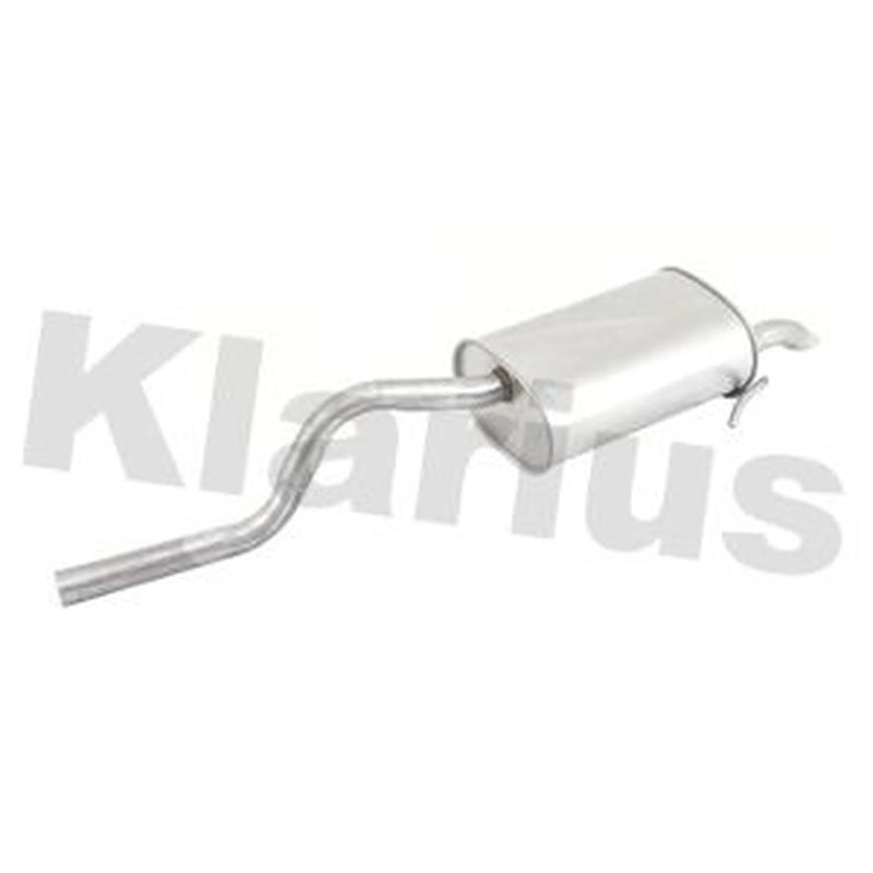 Klarius Box With Tail Pipe Rear fits Renault Clio 1998-2016 1.2