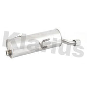 Klarius Box With Tail Pipe Rear fits Peugeot 206 1998-2012 1.4
