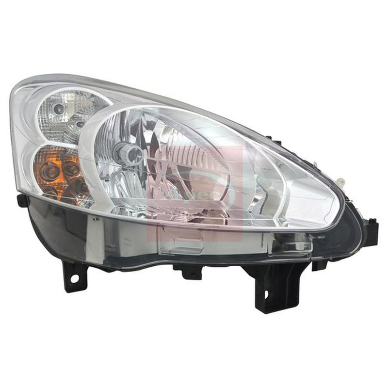 Apec Headlight Headlamp H4 Left fits Peugeot Partner Box Body/Mpv 2010-2011 1.6