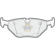 NAPA Rear Brake Pad Set fits BMW 3 1997-2007