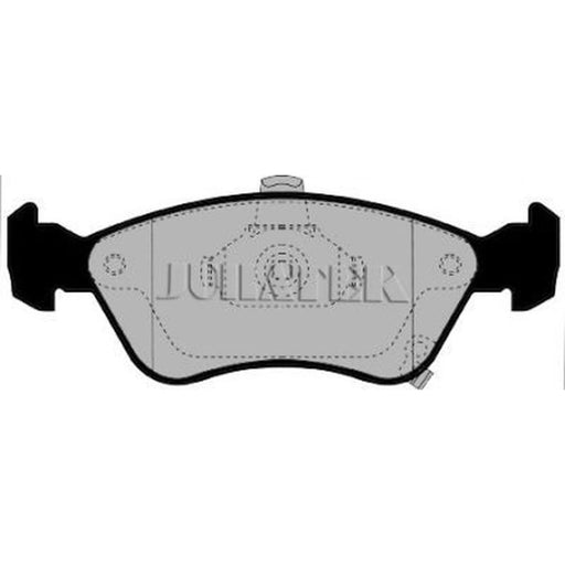 Juratek Front Brake Pad Set fits Toyota Avensis 1997-2003 1.6 1.8 2.0