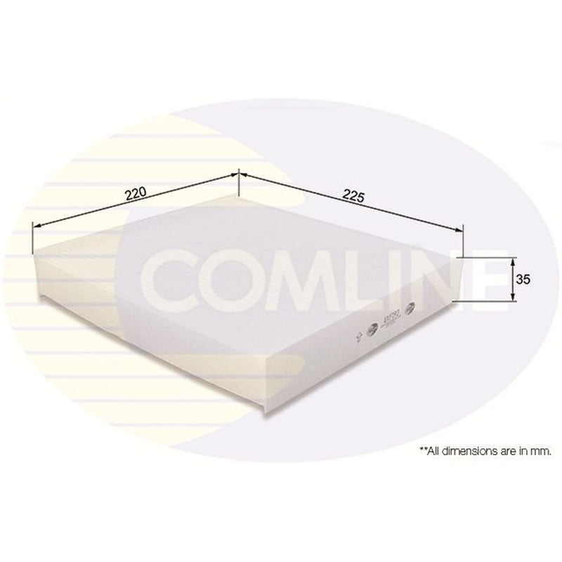 Comline Cabin Air Filter (Pollen Filter) fits Citroën Berlingo First 1996-2011