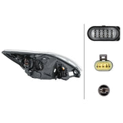 Hella Headlight Headlamp W5W Left fits Ford Focus II 2004-2012