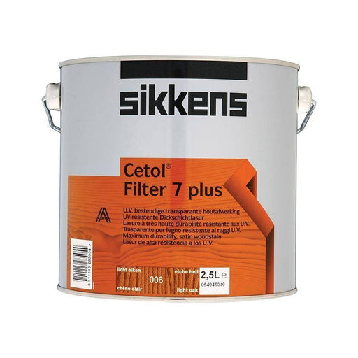 Sikkens Cetol Filter 7 Plus Translucent Woodstain Light Oak 2.5 litre Sikkens - NN4 Online