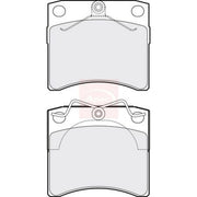 Apec Front Brake Pad Set fits VW California T4 Camper 1994-2002 1.9 2.4 2.5