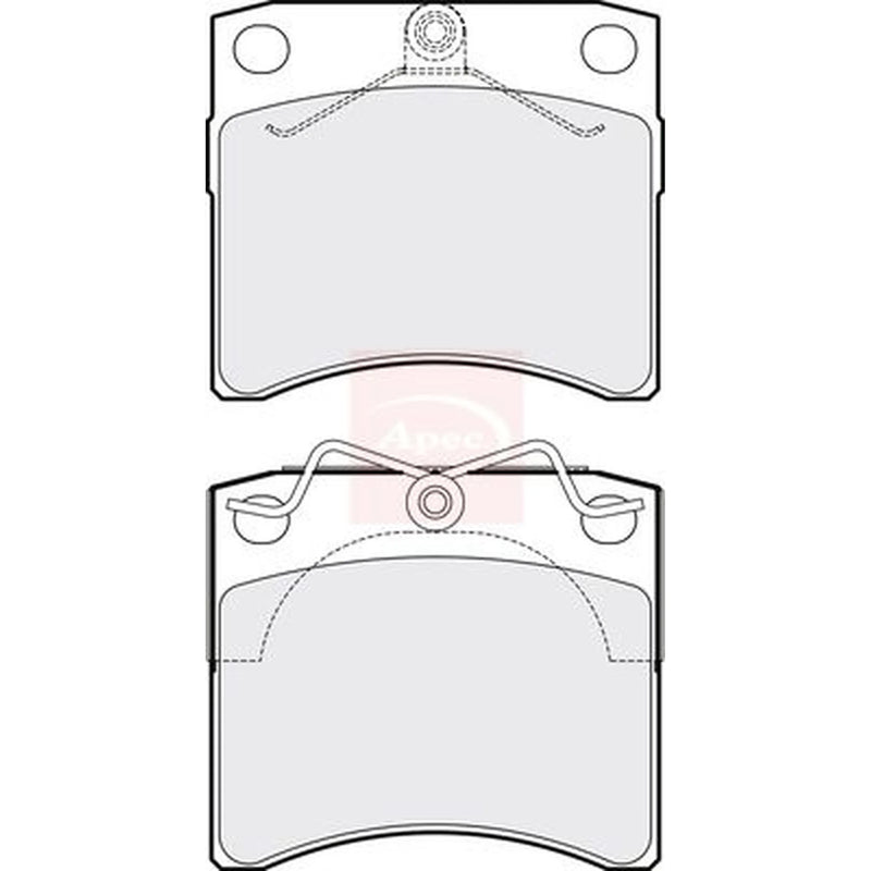 Apec Front Brake Pad Set PAD910