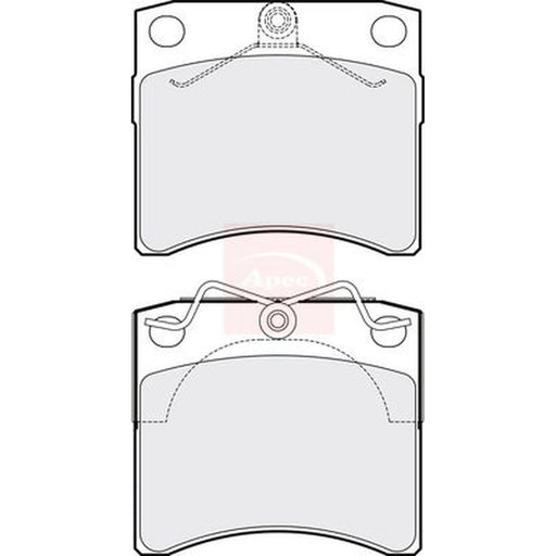 Apec Front Brake Pad Set PAD910