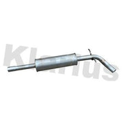 Klarius Box With Centre Pipe Centre fits Skoda Roomster 2006-2015 1.2 1.6