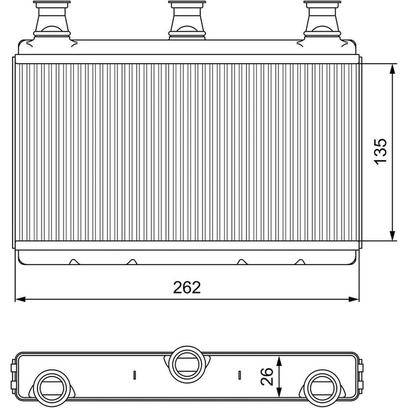 Valeo Heater Matrix Core Heat Exchanger 811537