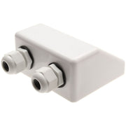 AG Twin White ABS Cable Entry Gland for Caravans & Motorhomes | Reliable and Ef AG - Dynamic Drive