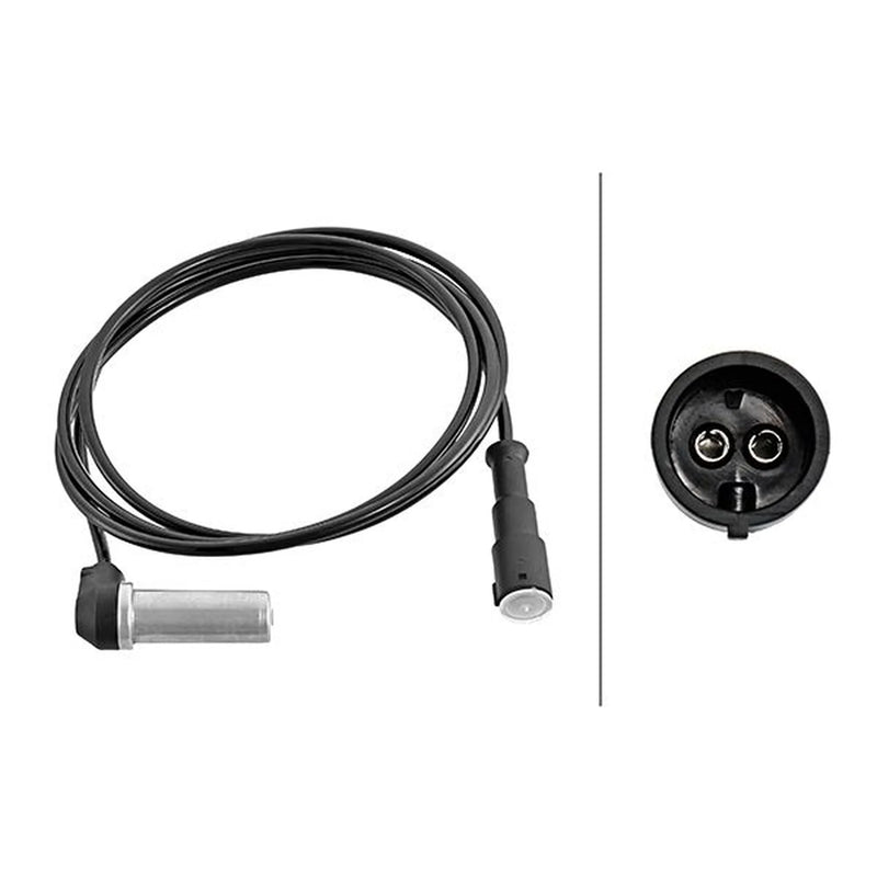 Hella ABS Wheel Speed Sensor Front fits Mercedes-Benz Actros 1996-2002