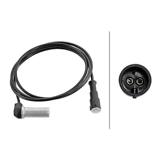 Hella ABS Wheel Speed Sensor Front fits Mercedes-Benz Actros 1996-2002