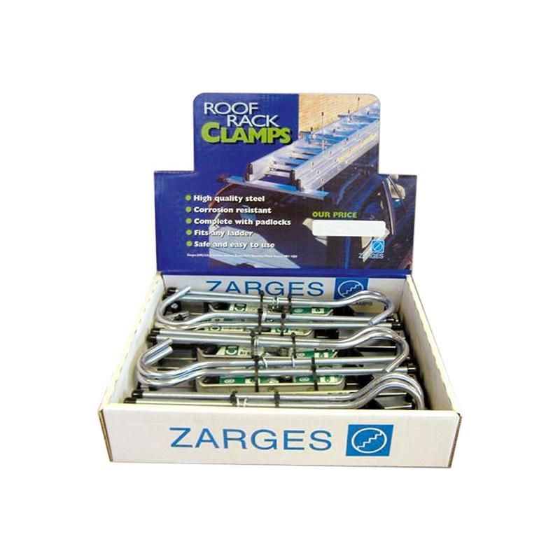 Zarges Roof Rack Clamps Display (5 Pairs) Zarges - NN4 Online