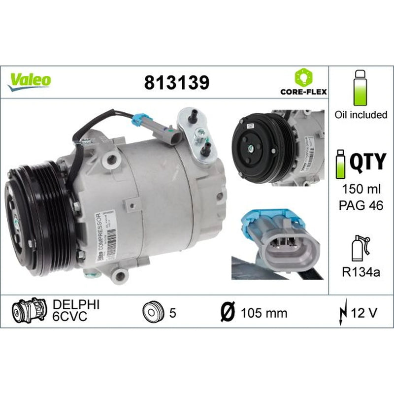 Valeo Air Conditioning Compressor 813139