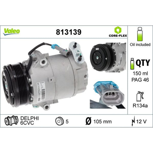 Valeo Air Conditioning Compressor 813139
