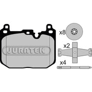 Juratek Front Brake Pad Set fits BMW 1 2019-2020