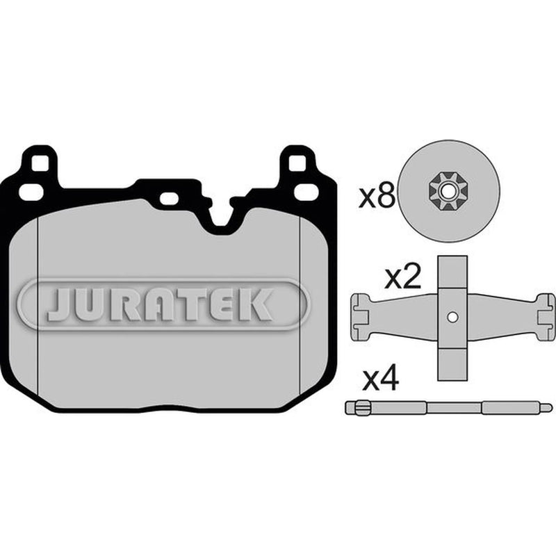 Juratek Front Brake Pad Set fits BMW 1 2019-2020