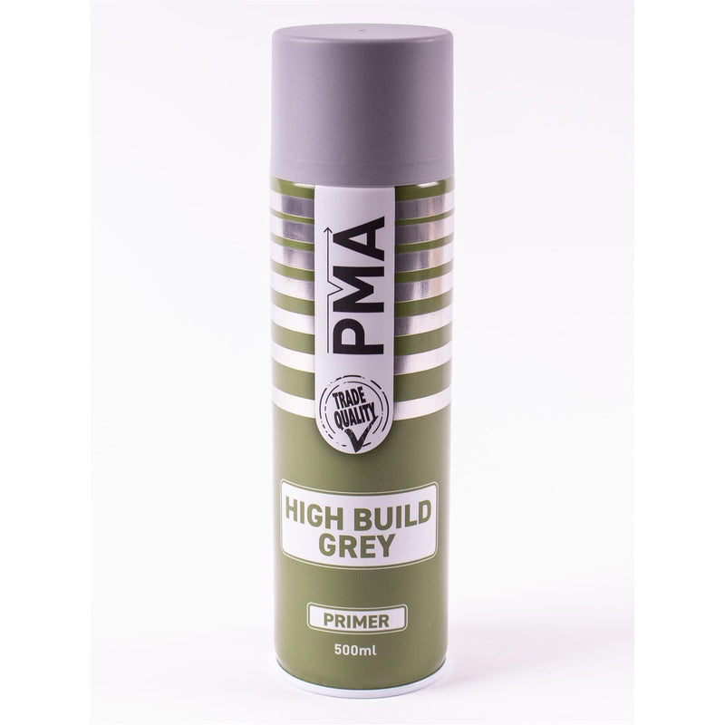 12x High Build Primer - 500ml Spray On Paint - Autotek Grey Aerosol High Coverage PMA - Dynamic Drive