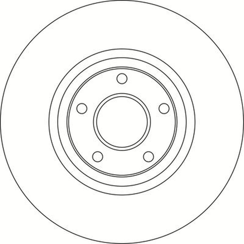 Abtex 2 x Vented Front Brake Discs BD1482V-x2