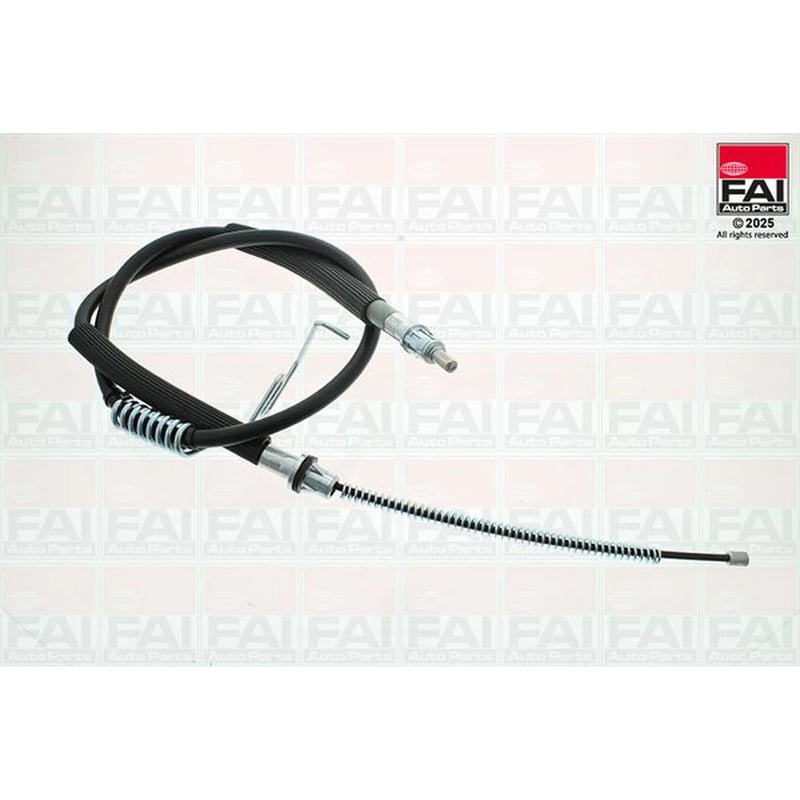 FAI Handbrake Cable Right Rear fits Ford Transit 2000-2006 2.3 2.4