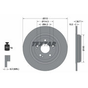 Textar 2 x Solid Rear Brake Discs 92306103-x2