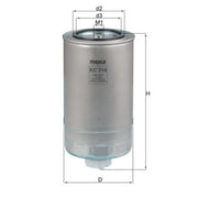Mahle Fuel Filter Element KC 214