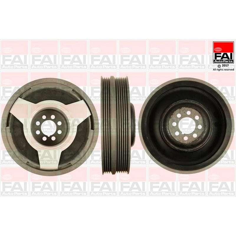 FAI Crank Shaft Belt Pulley fits Audi A4 B5 1997-2001 2.5