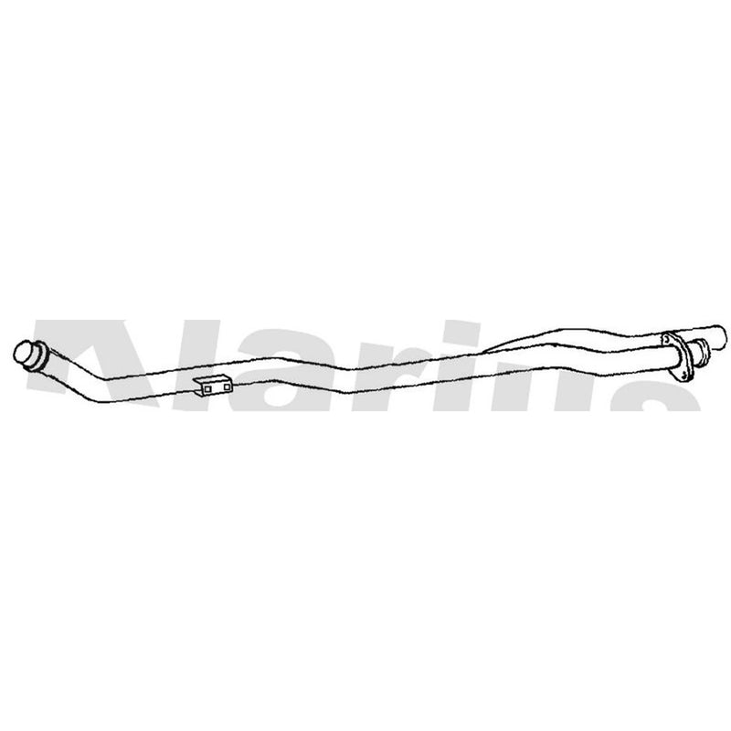 Klarius Exhaust Pipe OD fits Mercedes-Benz E-Class 2005-2008 211.020 211.022