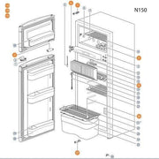 Thetford Fridge Shelf N80 Bottom 62303708 Thetford - Dynamic Drive