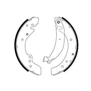 Mintex Brake Shoe Set Axle Kit fits Citroën Relay I 1994-2002 1.9 2.0 2.5 2.8