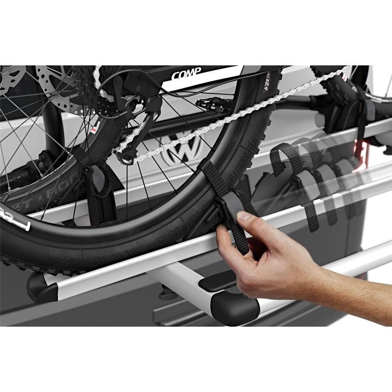 Thule WanderWay two-bike hanging trunk bike rack black Boot bike rack Thule - Bars 4 Cars