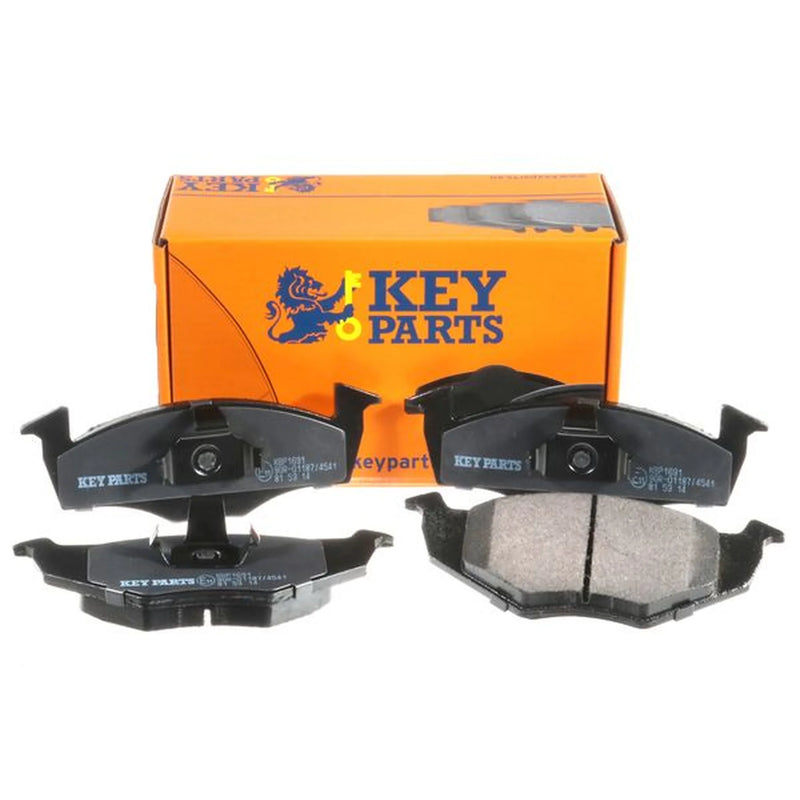 Key Parts 4 x Front Brake Pad Set fits Seat 133 1974-1979 0.8