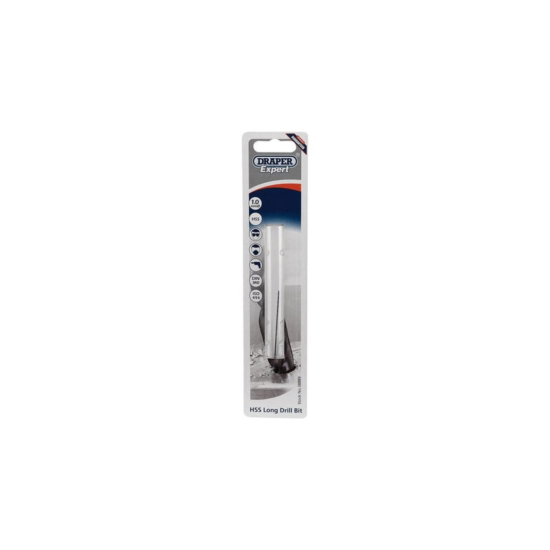 Draper HSS Extra Long Drill Bit, 3.0 x 100mm 38921 Draper - Dynamic Drive