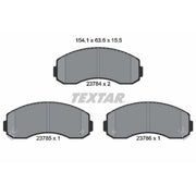 Textar Front Brake Pad Set 2378401