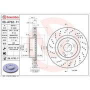Brembo Front Brake / Discs & Pads fits Mercedes-Benz S-Class 2005-2013