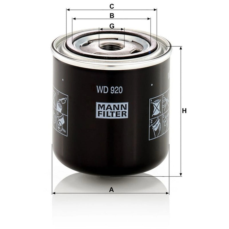 MANN-FILTER Hydraulic Oil Filter