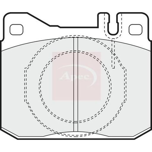 Apec Front Brake Pad Set PAD340