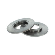 Bosch 2 x Solid Front Brake Discs 0986479487-x2