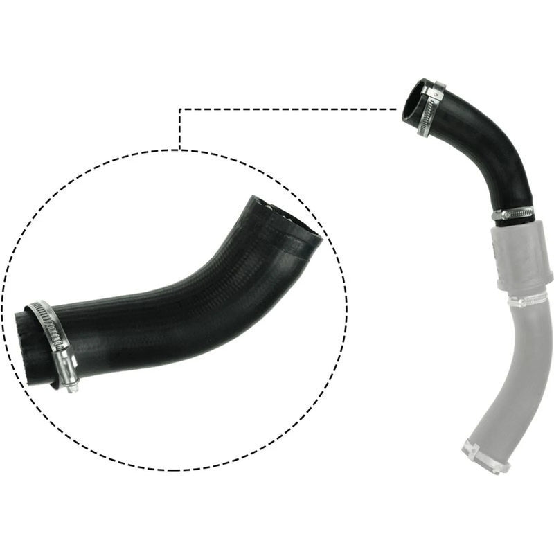Gates Intercooler Turbo Charge Air Hose 243mm fits Ford Transit 2006-2014 2.4