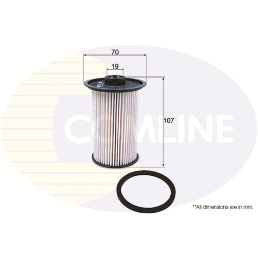 Comline Fuel Filter Element fits Ford C-Max 2007-2010 1.8