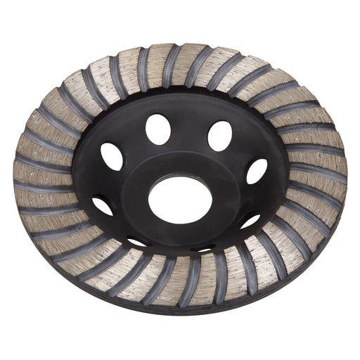 Sealey Concrete Grinding Head Turbo Row125mm WDRTCUP125 Sealey - Dynamic Drive