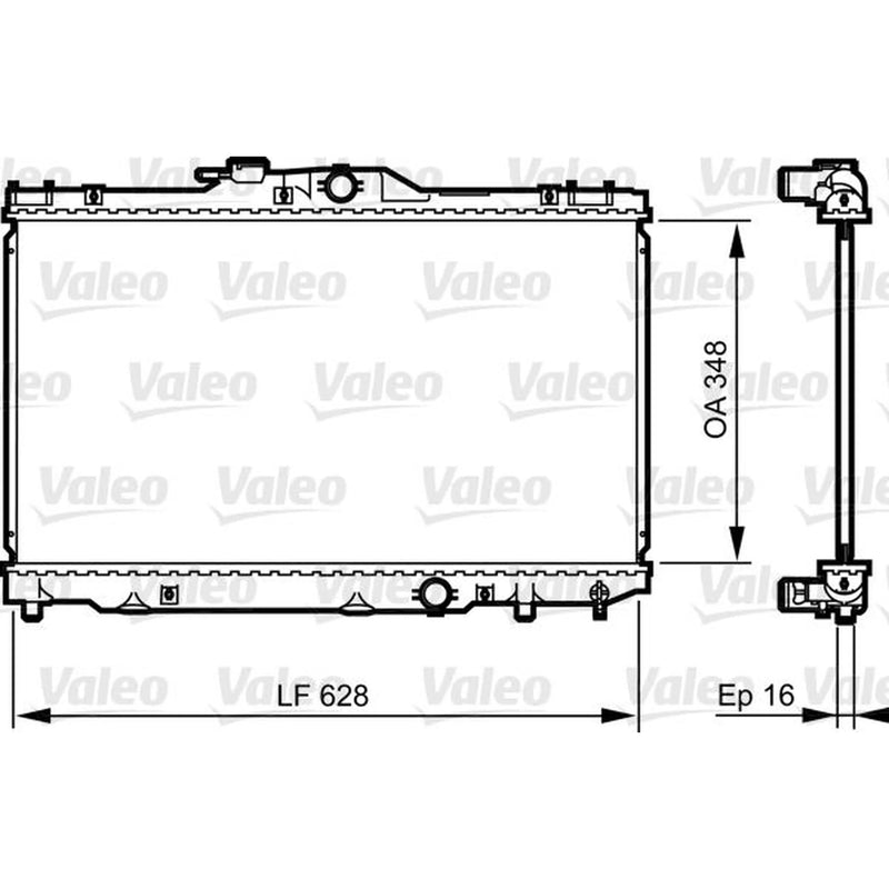 Valeo Engine Radiator 735415