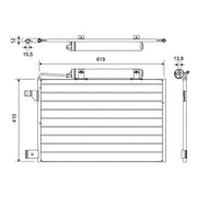 Valeo Air Conditioning Condenser 814376
