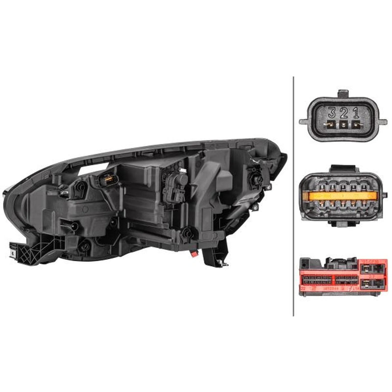 Hella Headlight Headlamp LED Right 1LX 012 293-641