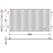 Denso Air Conditioning Condenser DCN13004