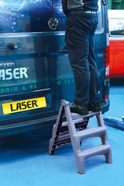 Laser Insulating Folding 3-Step Ladder Laser - Dynamic Drive