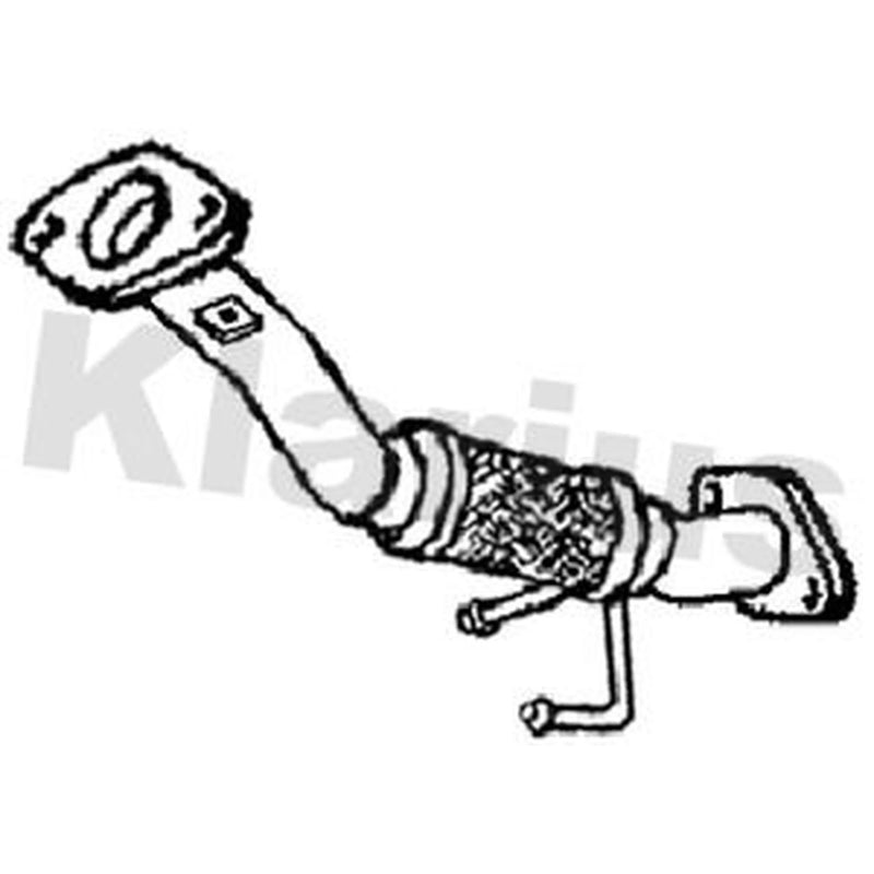 Klarius Exhaust Pipe OD fits Kia Picanto III 2017 on 1.0